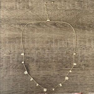 Adjustable Brushed Gold Necklace